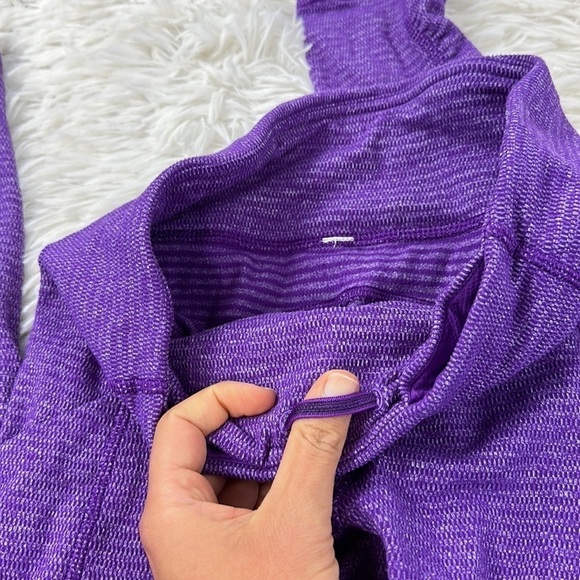 Lululemon Speed Tight Rulu Heathered Herringbone Tender Violet - Picture 3 of 6